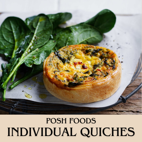 
    Posh Foods Individual Quiches
  