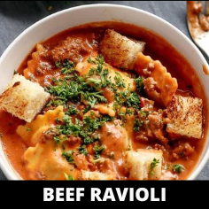 
    Beef Ravioli
  