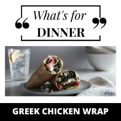 
    Greek Chicken Wrap
  