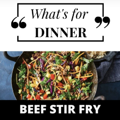 
    Beef Stir Fry
  