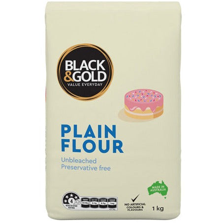 Black & Gold Plain Flour 1kg