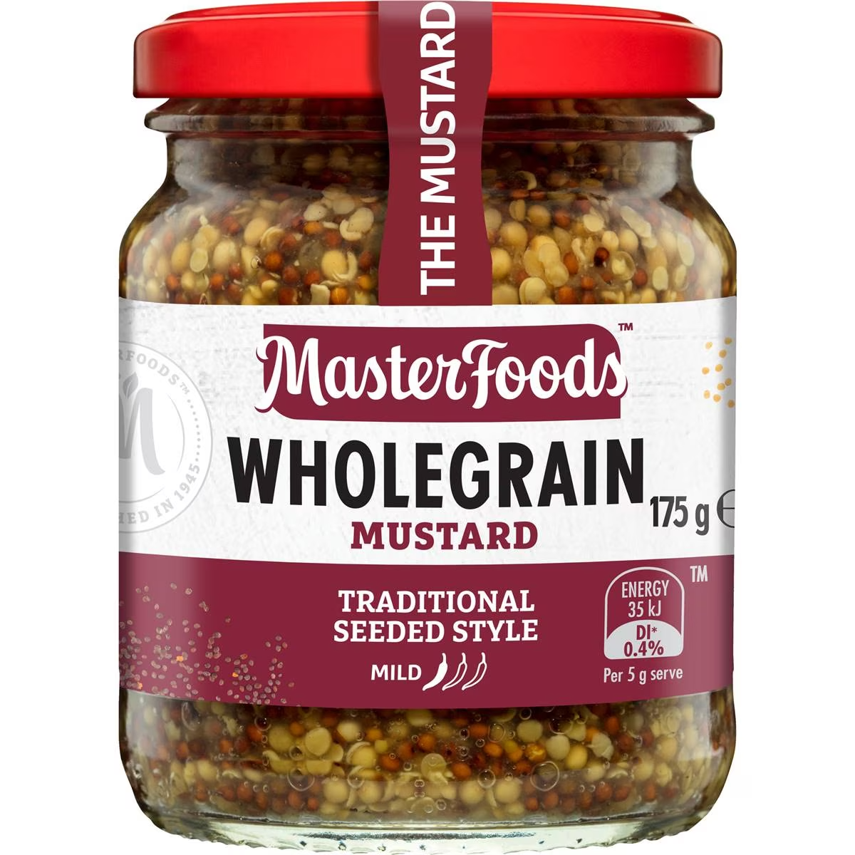 Masterfoods Wholegrain Mustard 175g