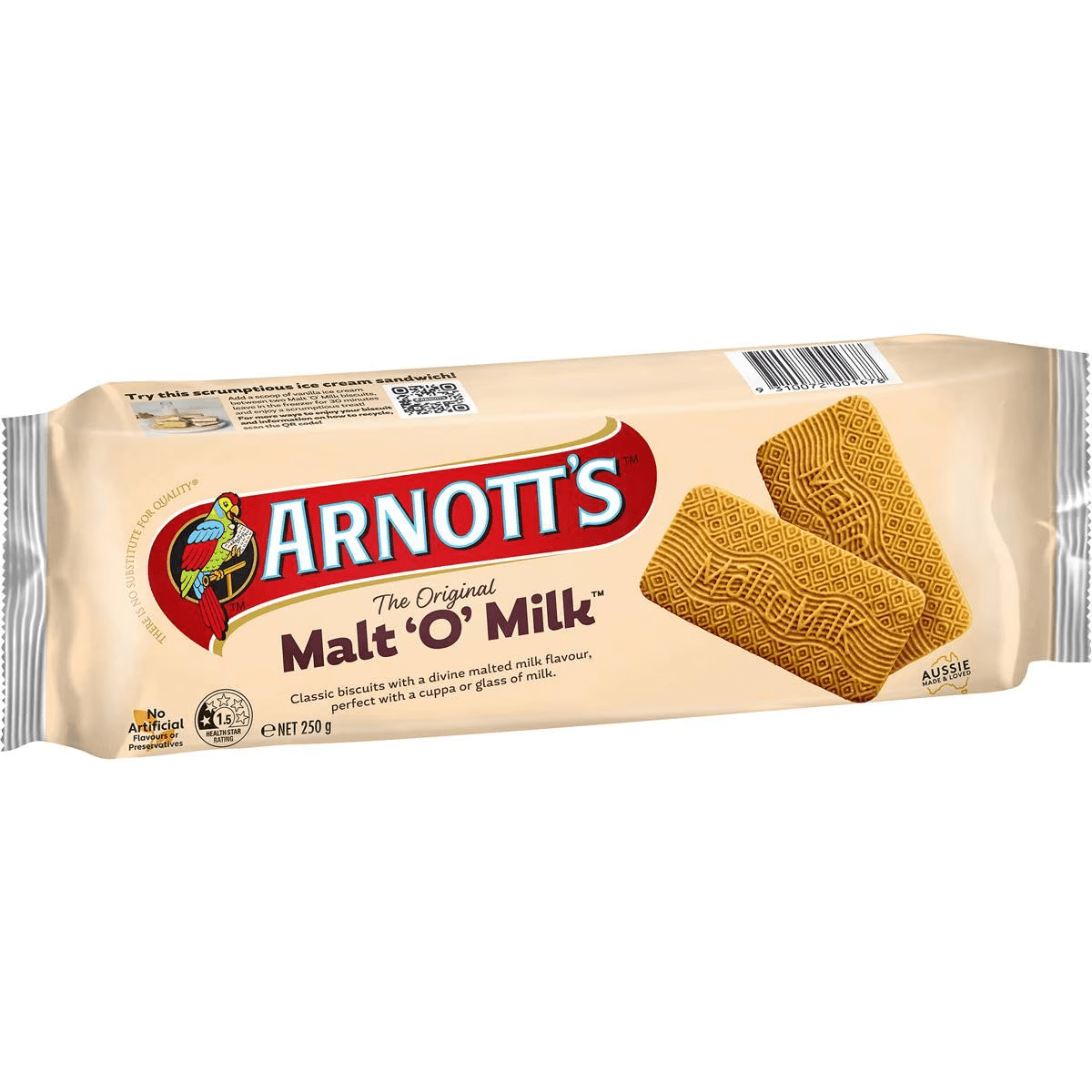 Arnott's Malt 'o' Milk 250g