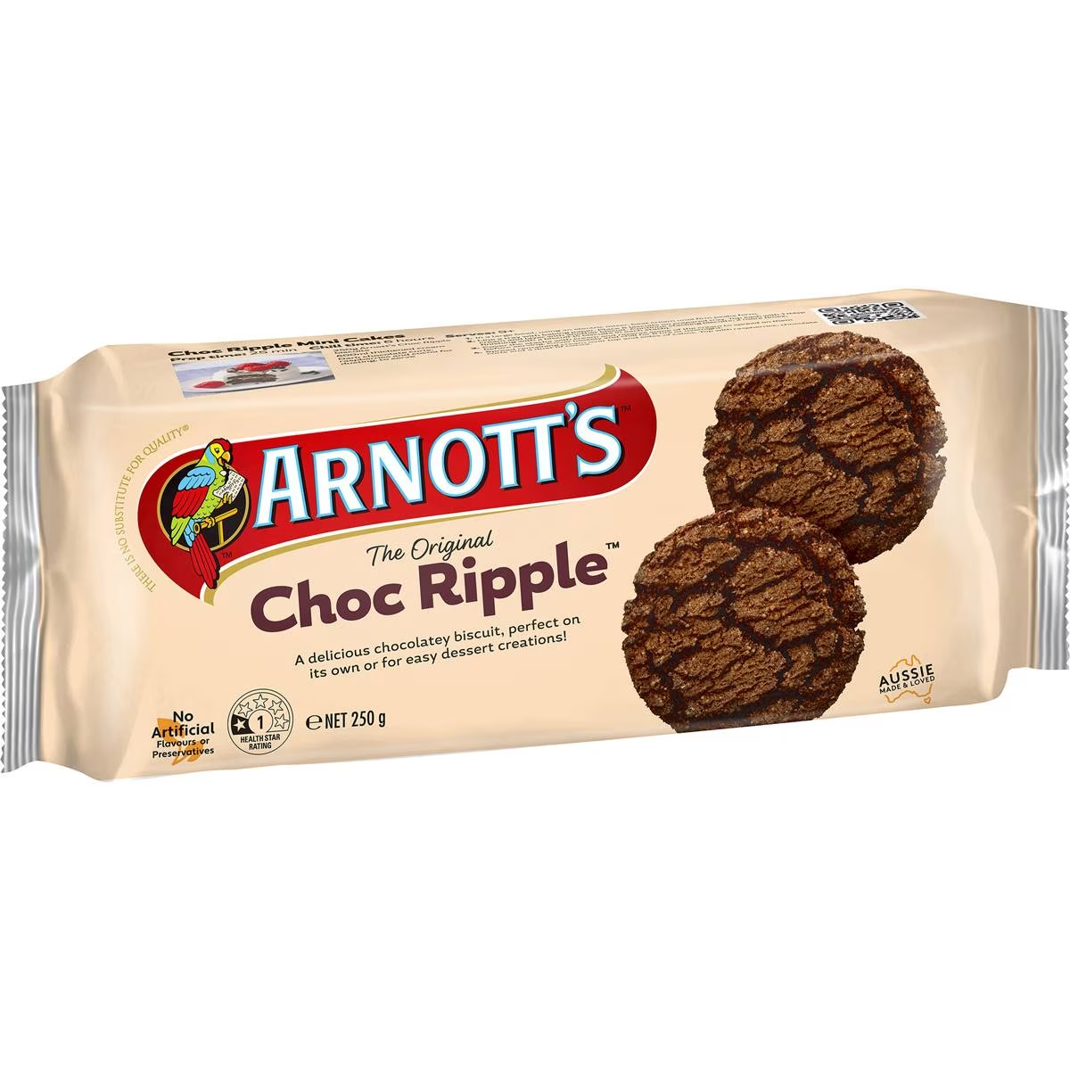 Arnott's Choc Ripple Biscuits 250g