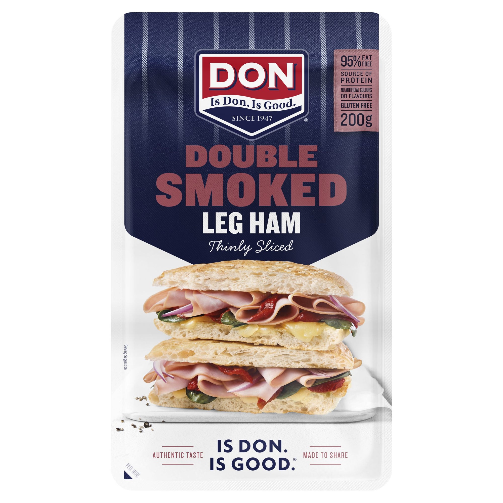 Don Ham Double Smoked Thinly Sliced 200g