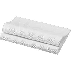 Duni Napkins Superior Lily 48cm White 40pk