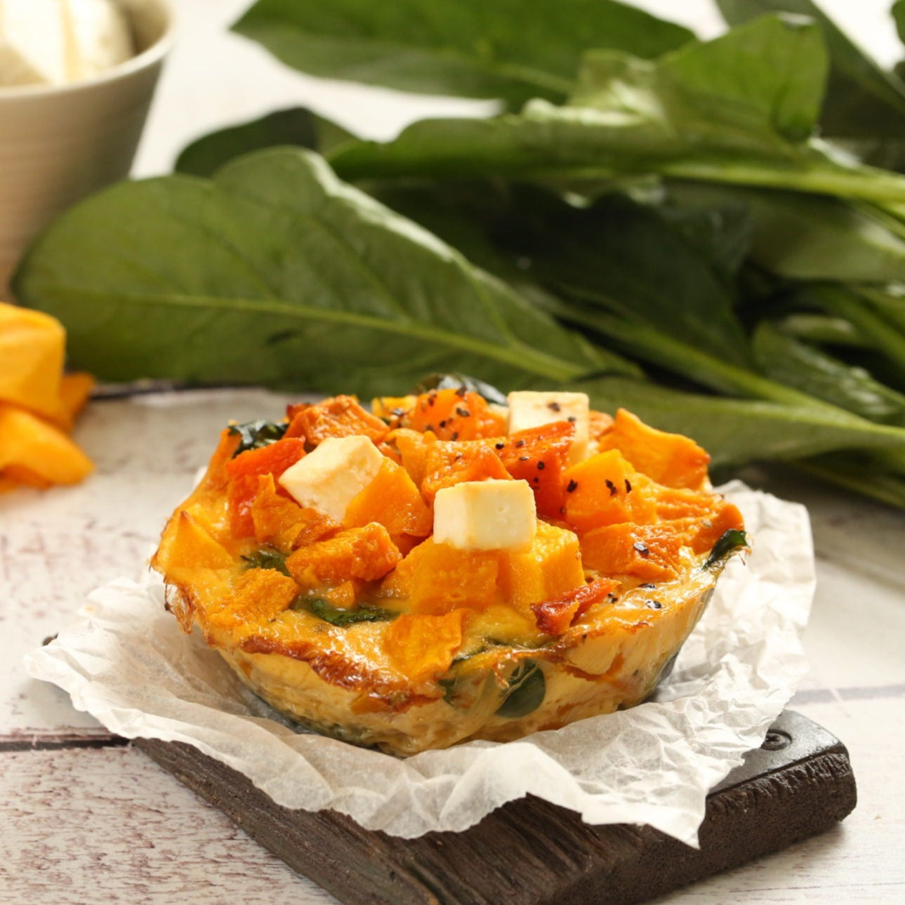 Pumpkin Feta Frittata