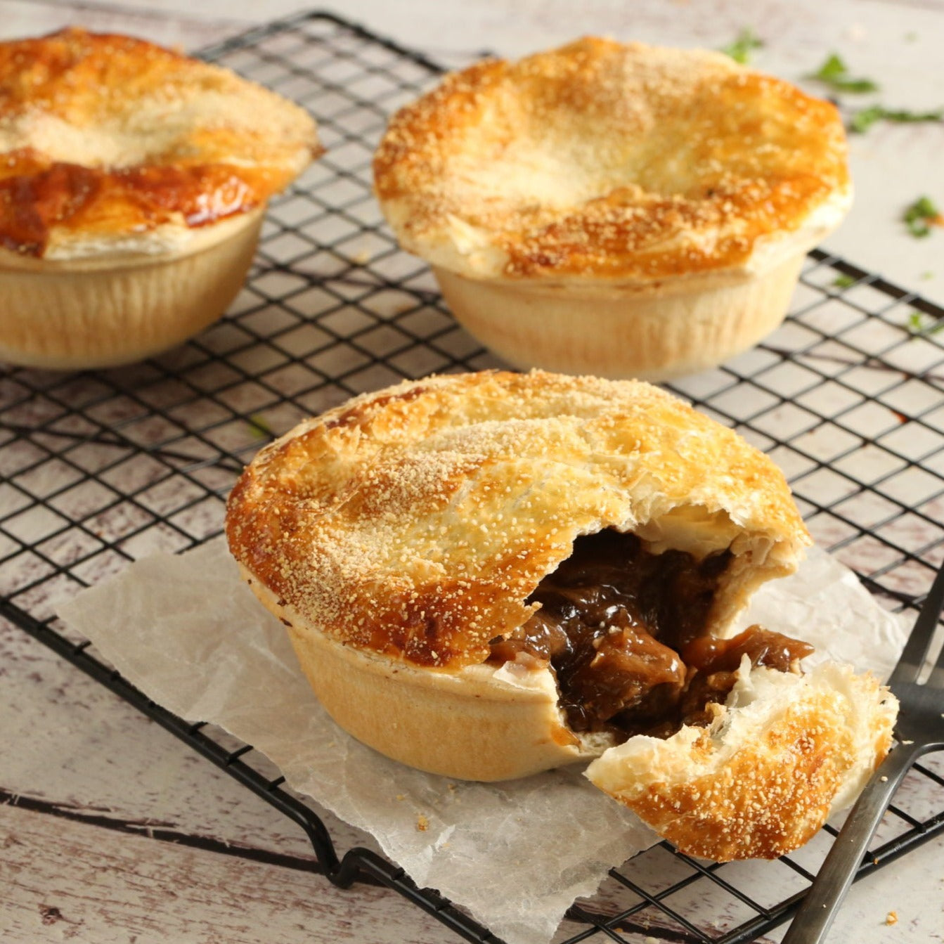 Chunky Beef Pie 6pk