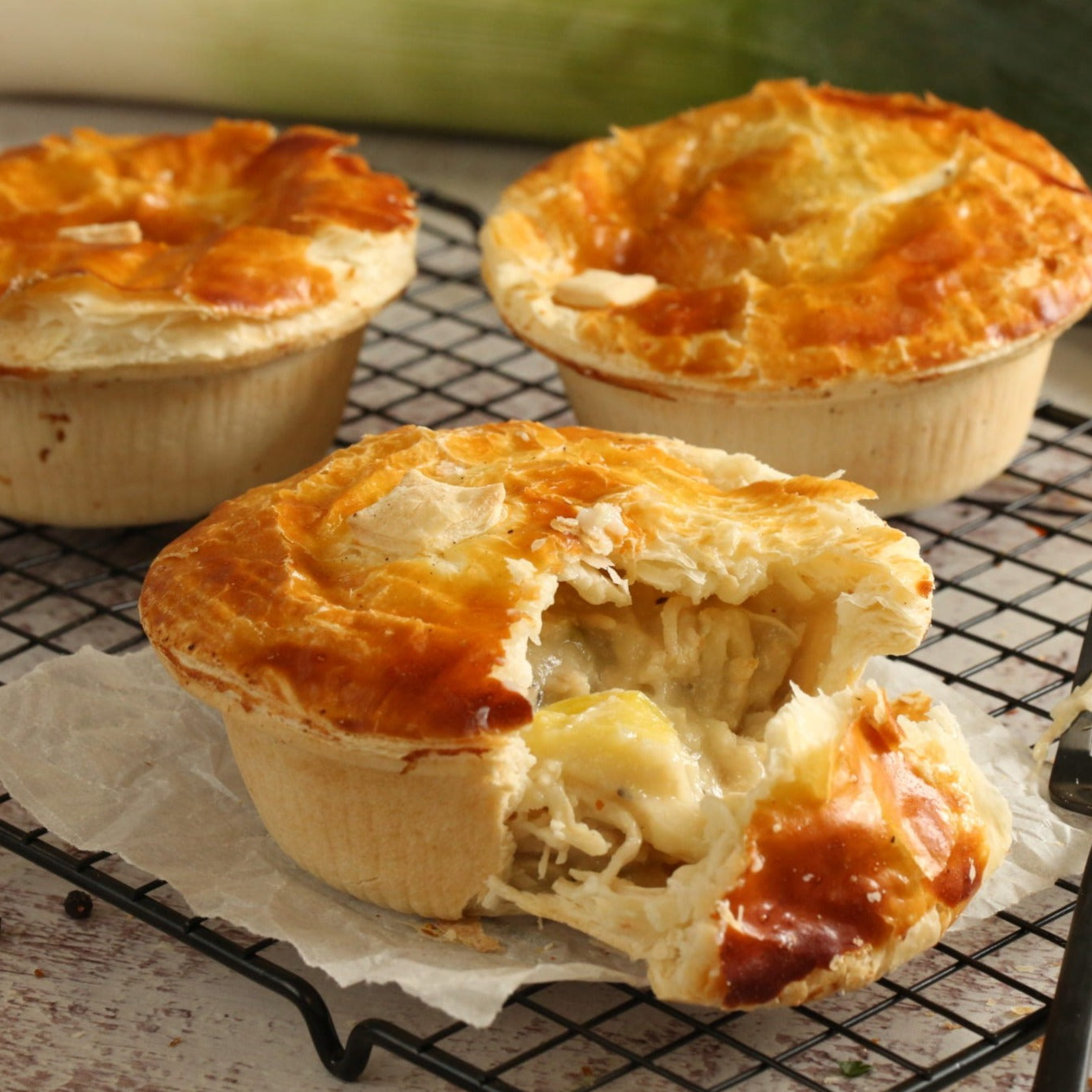 Chicken & Leek Pie 6pk