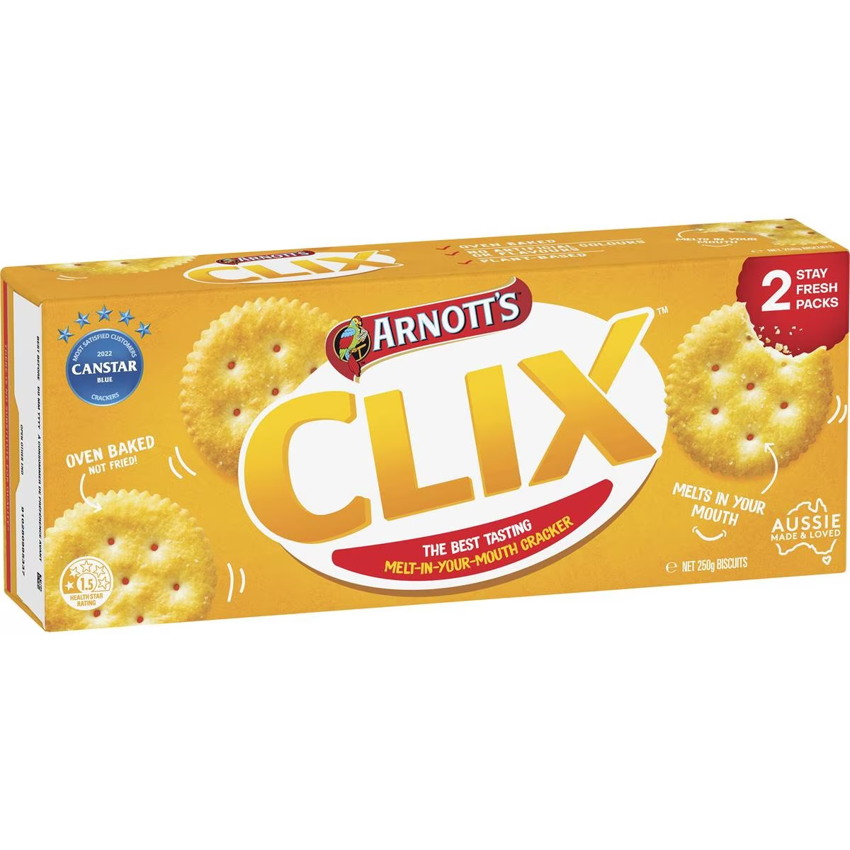 Arnott's Clix Crackers 250g