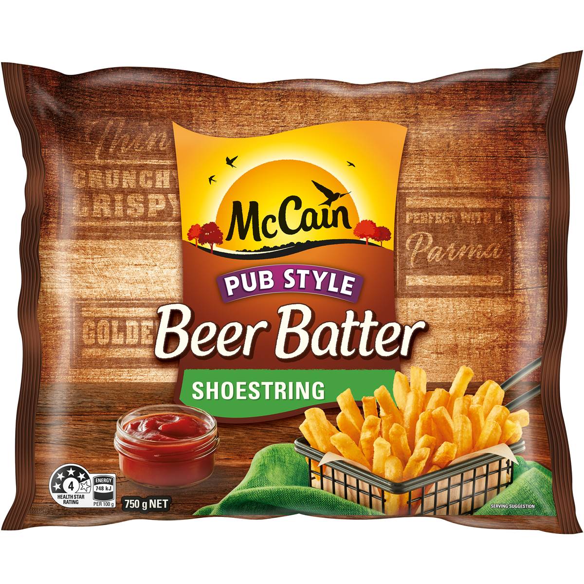 McCain Pub Style Beer Batter Shoestring Fries 750g