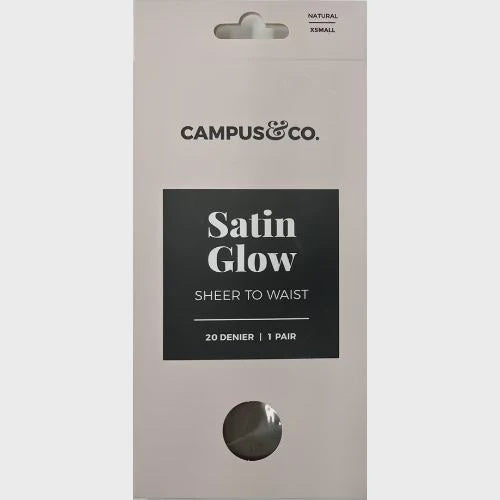 Campus&Co. Satin Sheer to Waist Natural