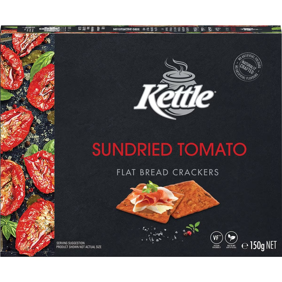 Kettle Flat Bread Crackers Sundried Tomato 150g