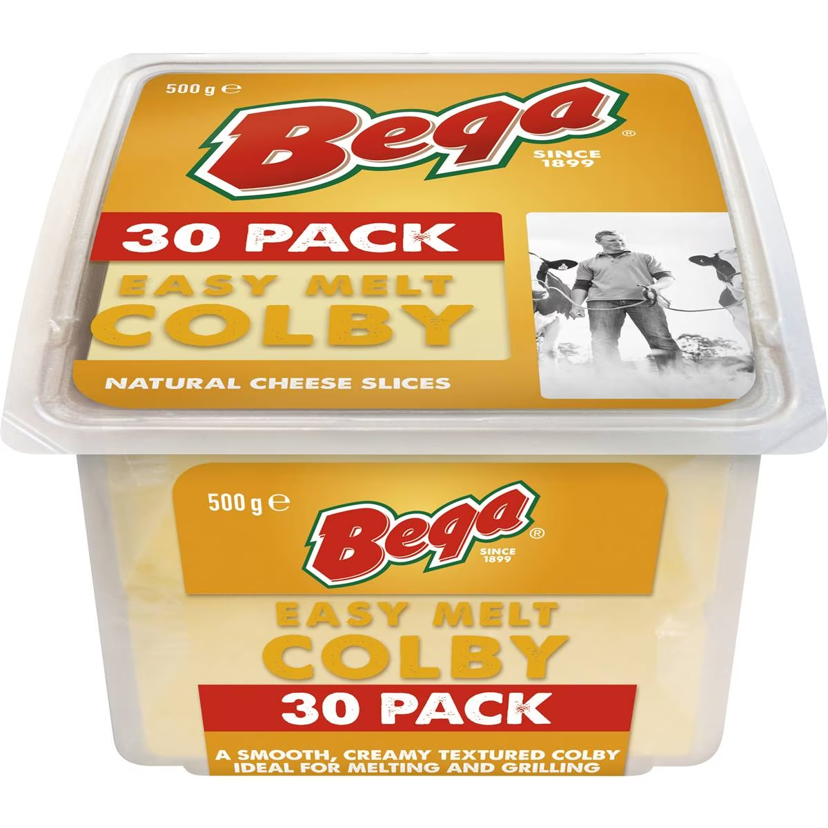 Bega Cheese Colby Slices 500g