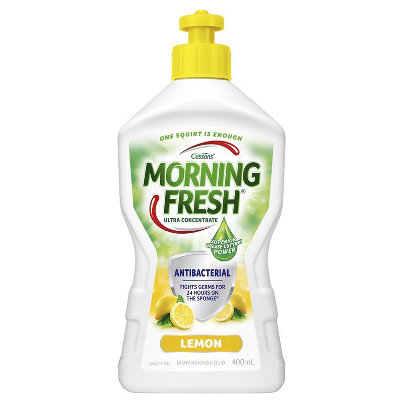 Morning Fresh Dishwashing Liquid Anti-Bac Lemon 400ml