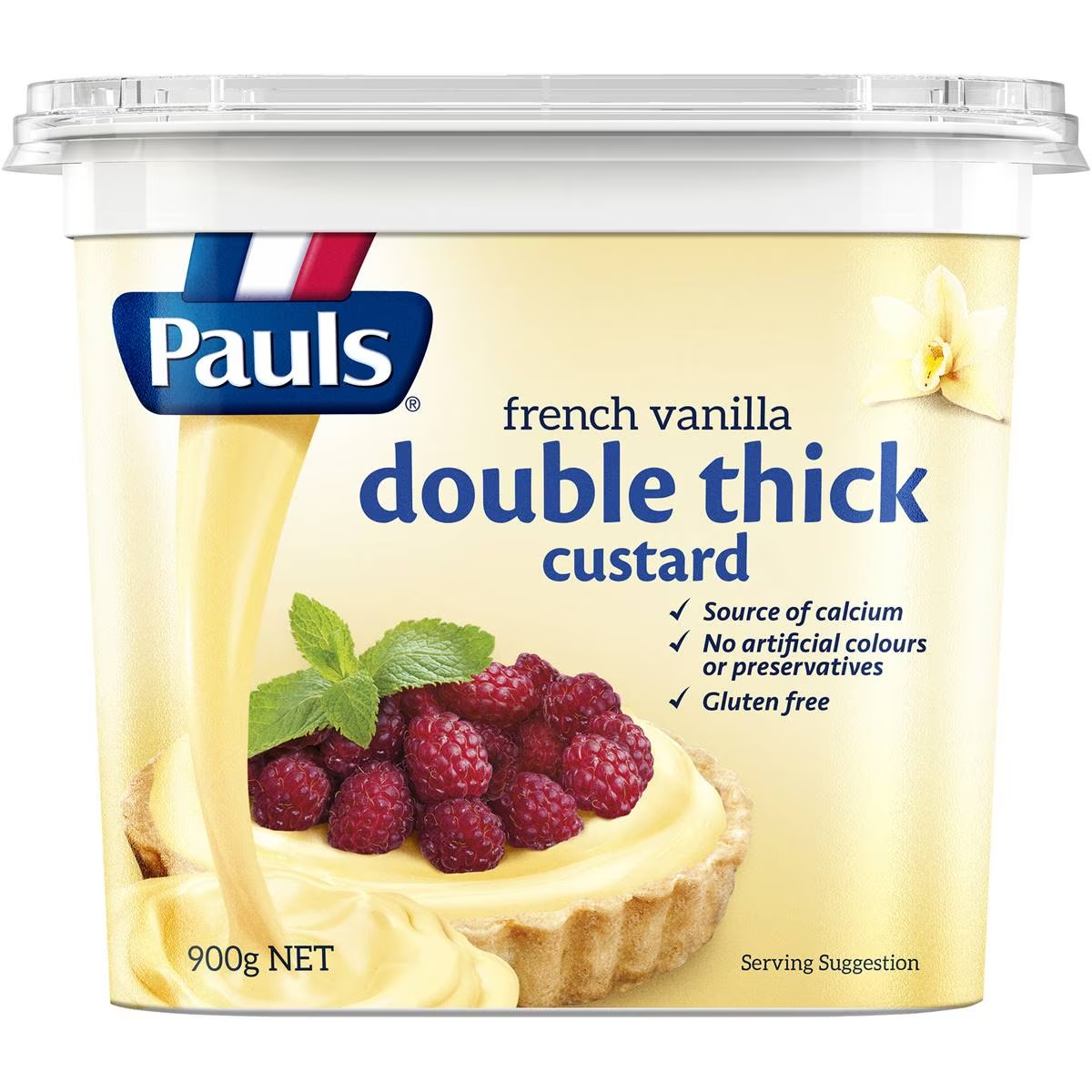 Pauls Custard Double Thick Vanilla 900g