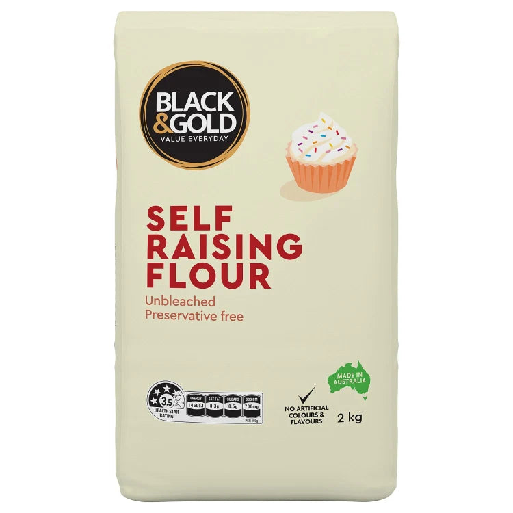 Black & Gold Self Raising Flour 2kg