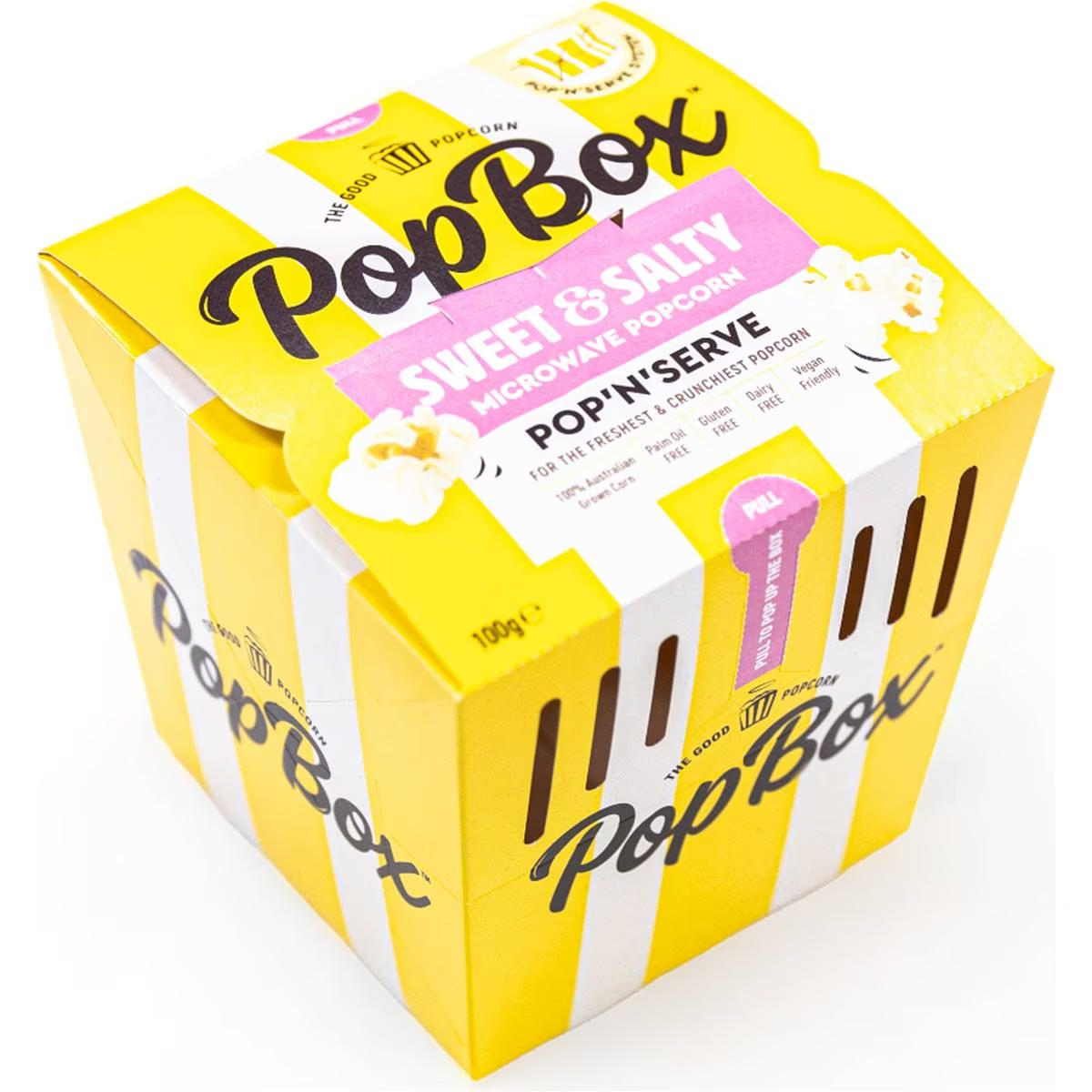 Popbox Microwave Popcorn Sweet  & Salty 100g