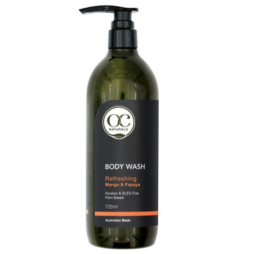 Oc Naturals Refreshing Mango & Papaya Body Wash 725ml