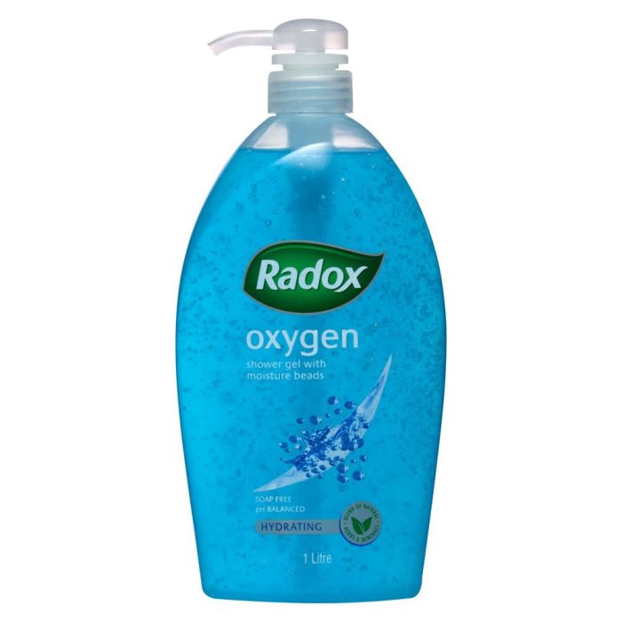 Radox Feel Oxygenated Shower Gel Body Wash 1L