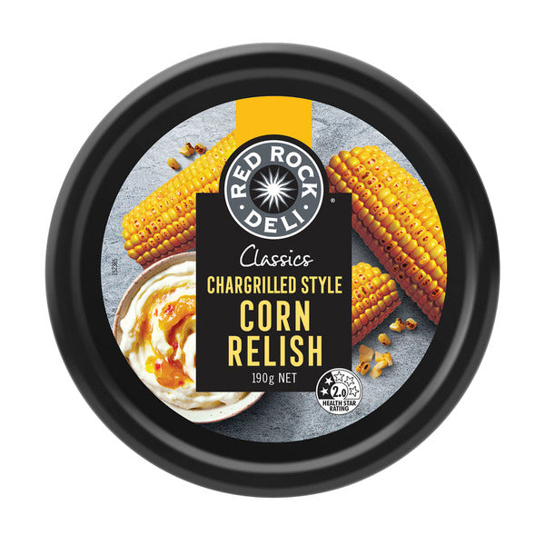 Red Rock Deli Chargrilled Corn Relish 190g