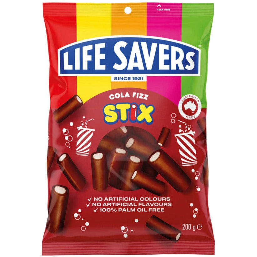 Life Savers Cola Fizz Stix 200g