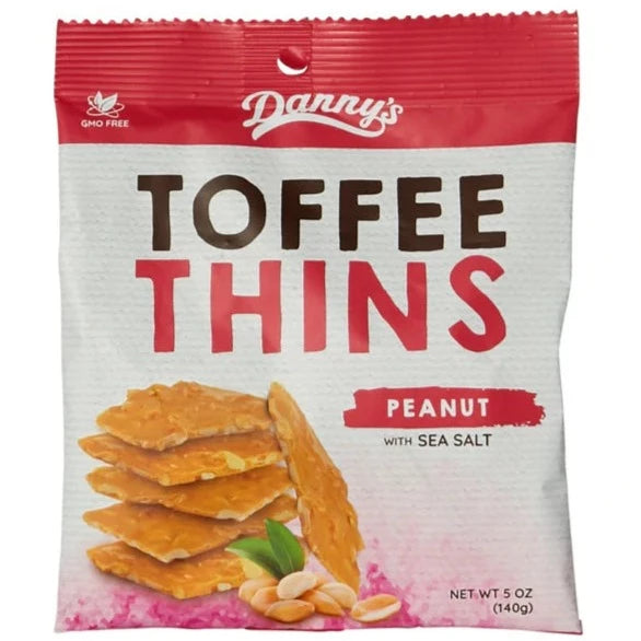 Danny's Toffee Thin Peanut 140g