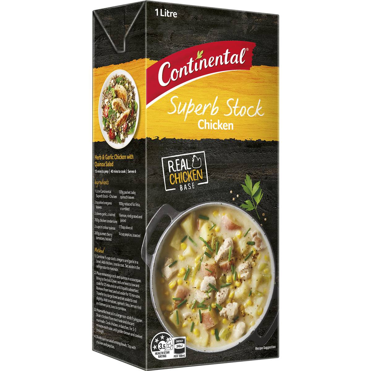 Continental Chicken Stock 1L