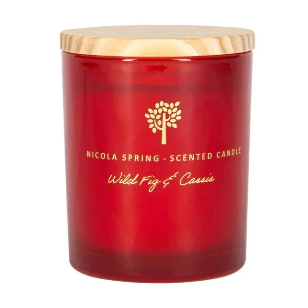 Nicola Spring Wild Fig and Cassis Soy Wax Scented Candle 130g