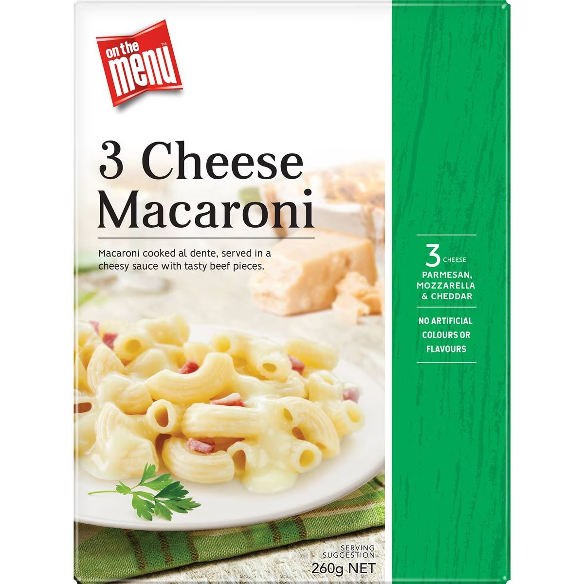 On The Menu 3 Cheese Macaroni 260g