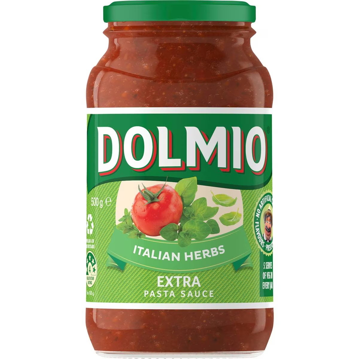 Dolmio Extra Italian Herb Pasta Sauce 500g