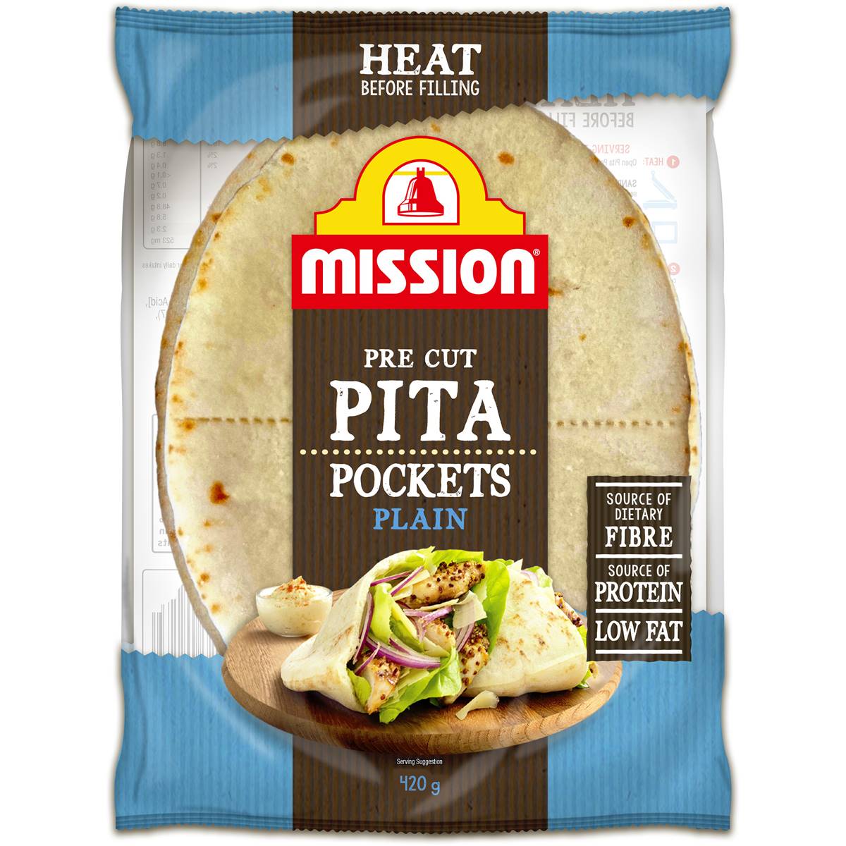 Mission Pita Pockets 420g