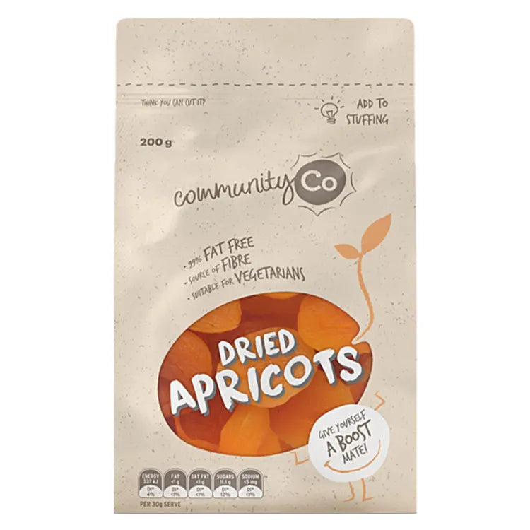 Community Co Dried Apricots 200g