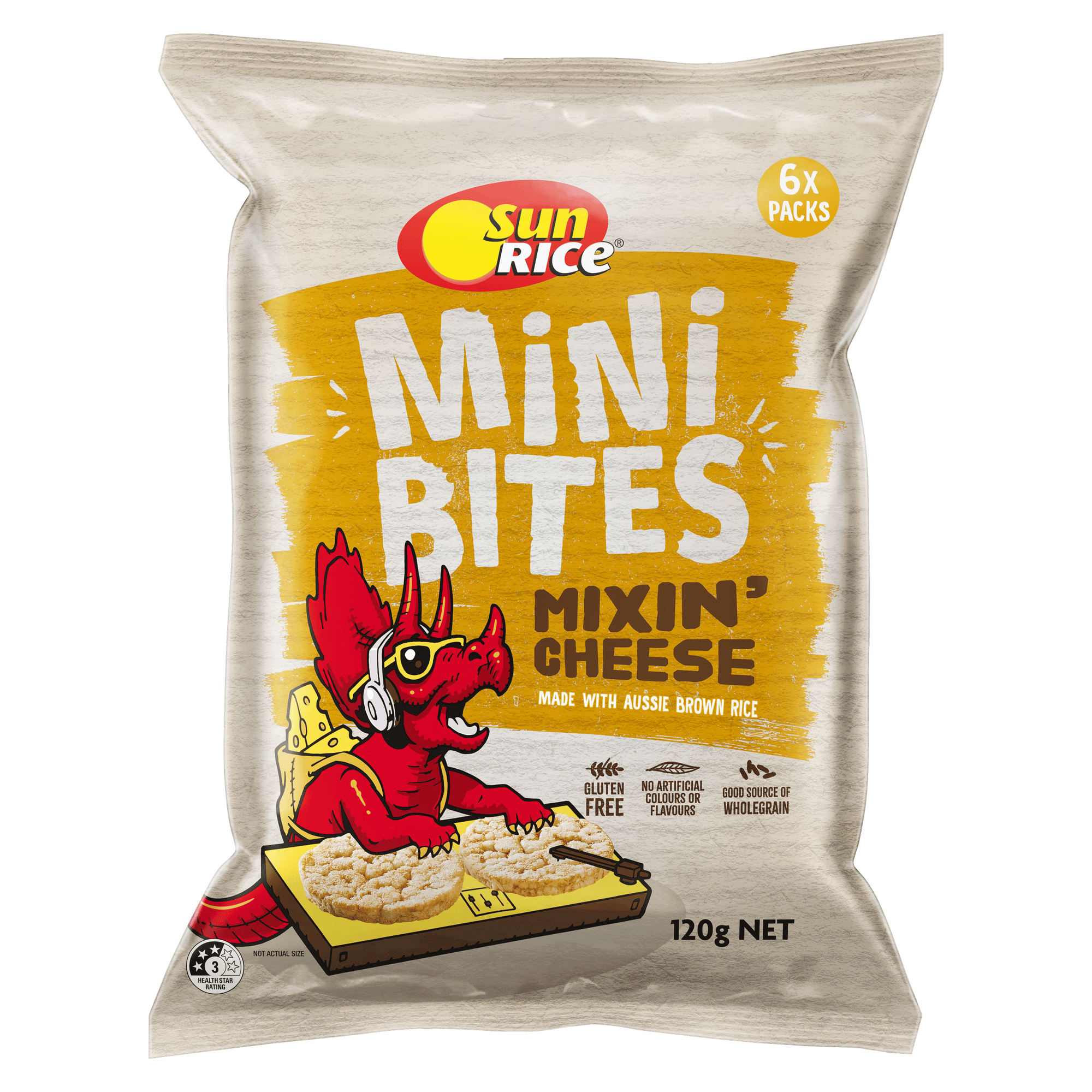 Sunrice Mini Bites Cheese 6x20g