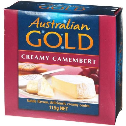 Australian Gold Camembert Cheese 115g