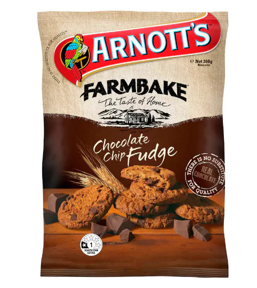 Arnott's Farmbake Choc Chip Fudge Cookies  310g