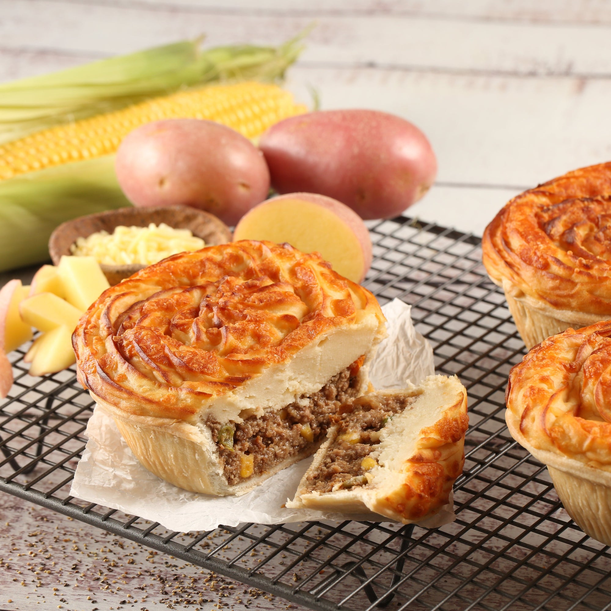 Beef Potato Pie 6pk