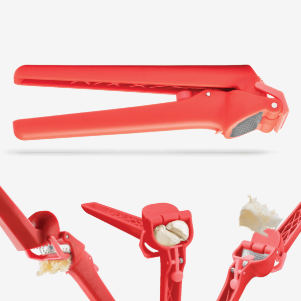 Dreamfarm Garject Garlic Press Red