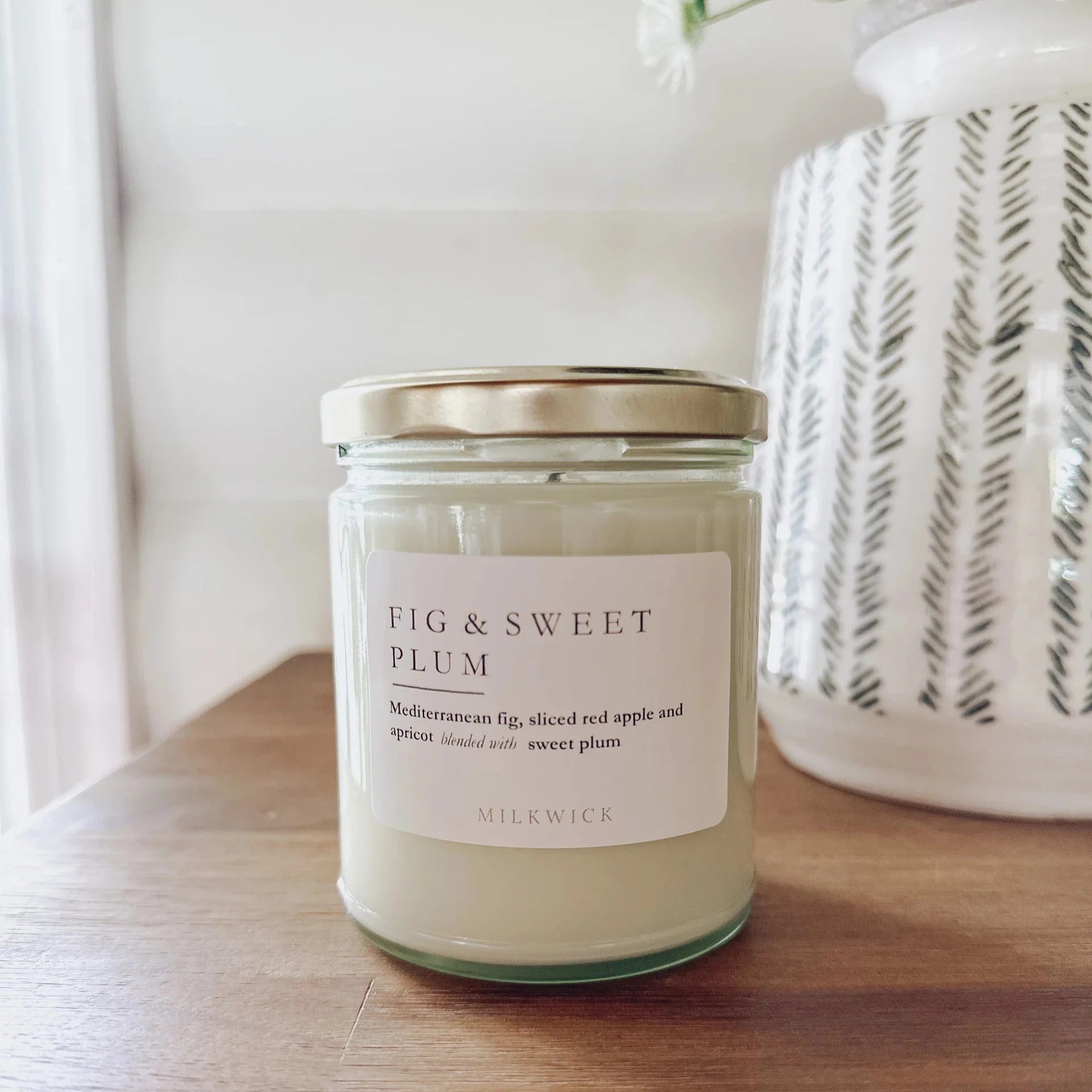 MILKWICK Fig & Sweet Plum Large Classic Jar Candle