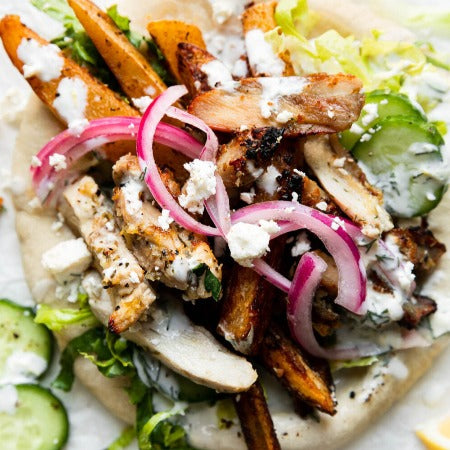 Greek Souvlaki Wraps