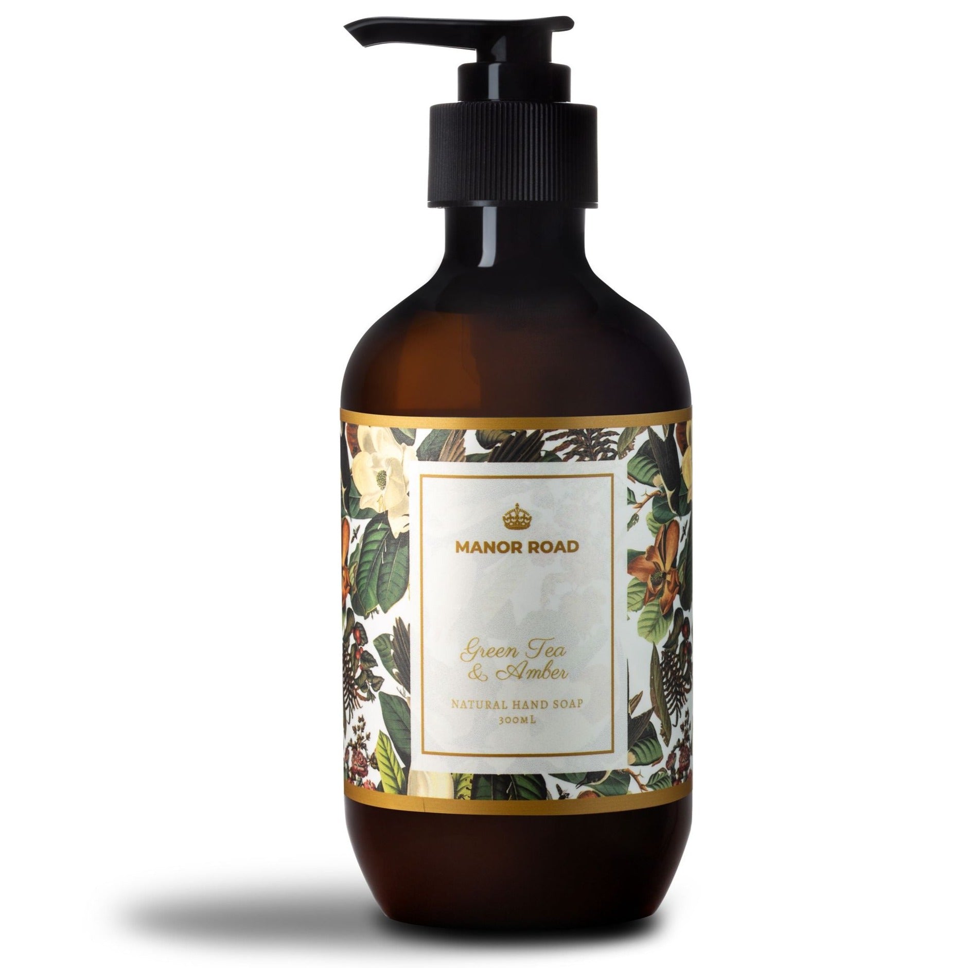 Manor Road Hand Soap 300ml -  Green Tea & Amber