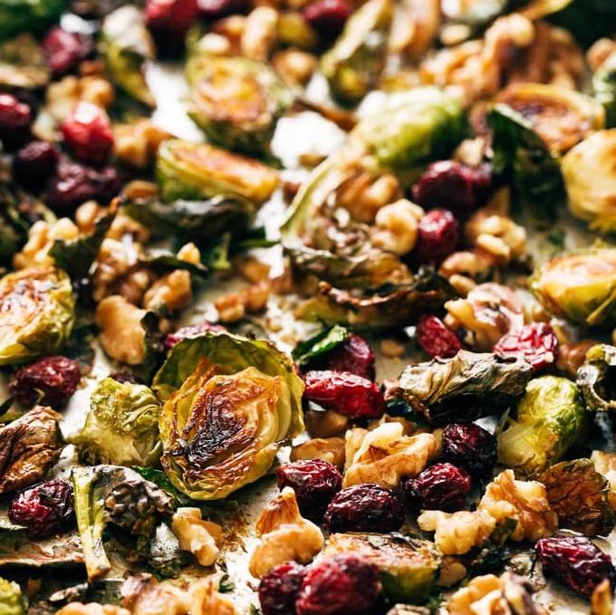 Belgian Maple Roasted Brussel Sprouts with Cranberries & Walnuts Kit