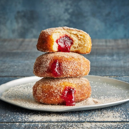 Goldfish Bowl Strawberry Jam Donut