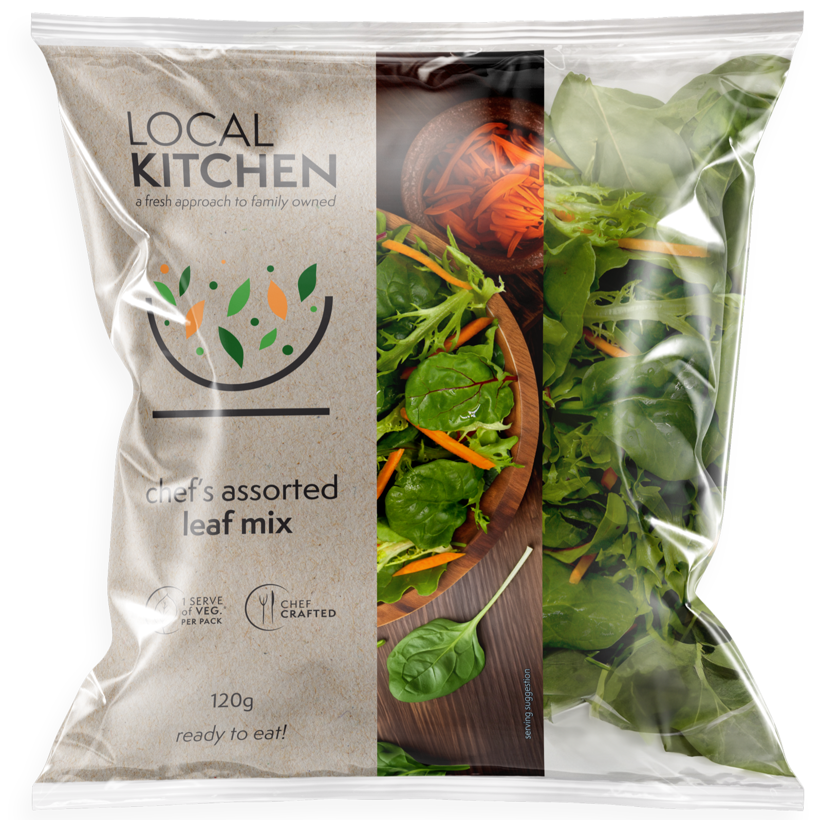 Local Kitchen Mixed Leaf Blend 120g