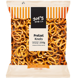 JC Nuts Joes Snacks Pretzel Knots 250g