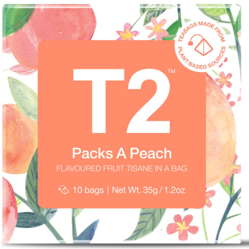 T2 Tea Packs A Peach Teabag 10pk