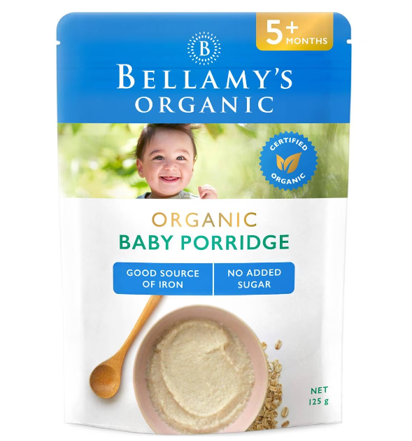 Bellamy's Organic Baby Porridge 5 Months 125g