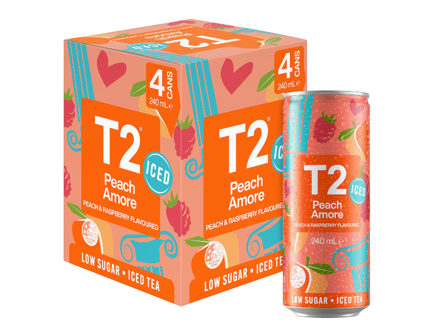 T2 Ice Tea Peach 4pk 240ml