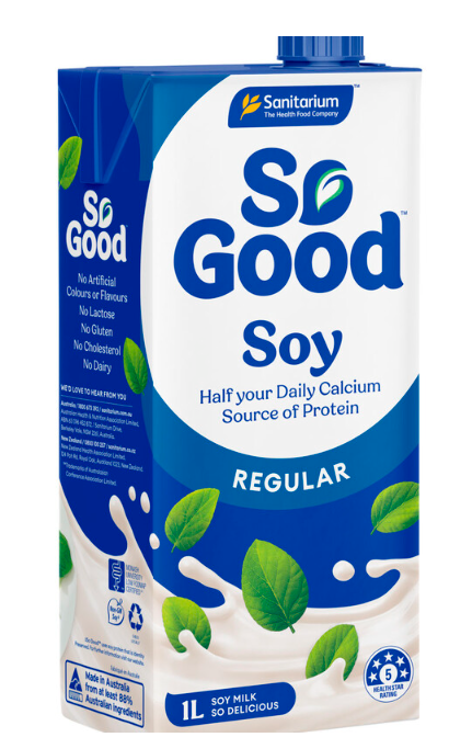 Sanitarium So Good Long Life Regular Soy Milk 1L