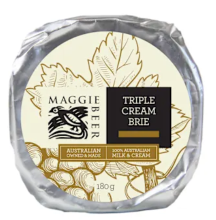 Maggie beer  triple cream brie 180g
